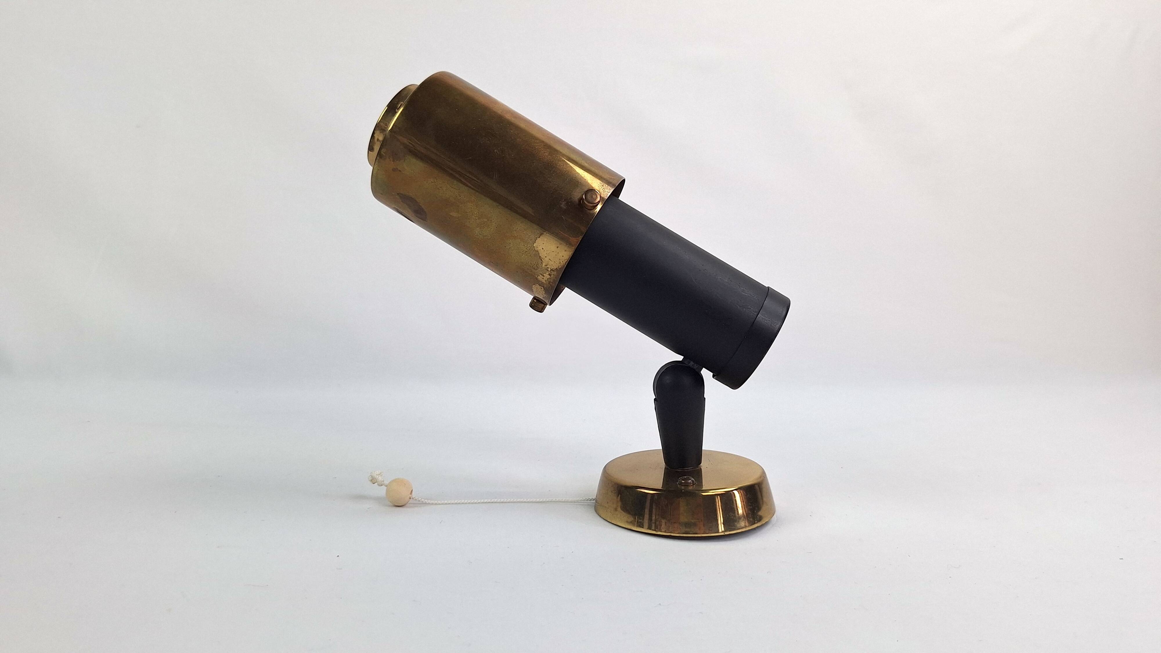 Pair of adjustable Zodiac wall lights, 1960