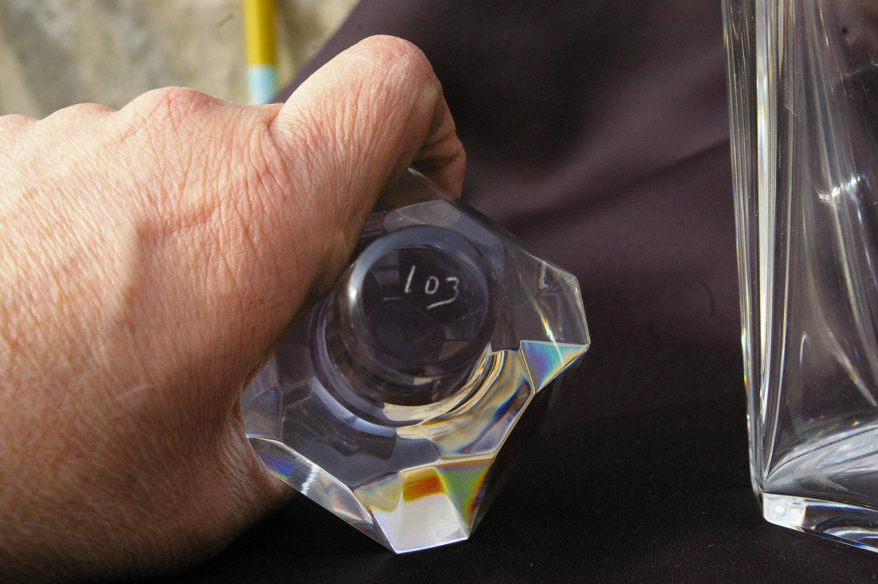 Baccarat crystal decanter Edition Cognac Martell