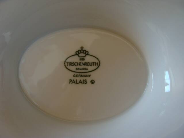 Tirschenreuth porcelain sauceboat