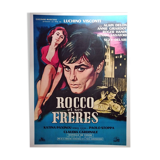 Original poster 1960 vintage rocco and his brothers alain delon annie girardot l visconti entilée