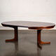 Table pieds central et 2 rallonges