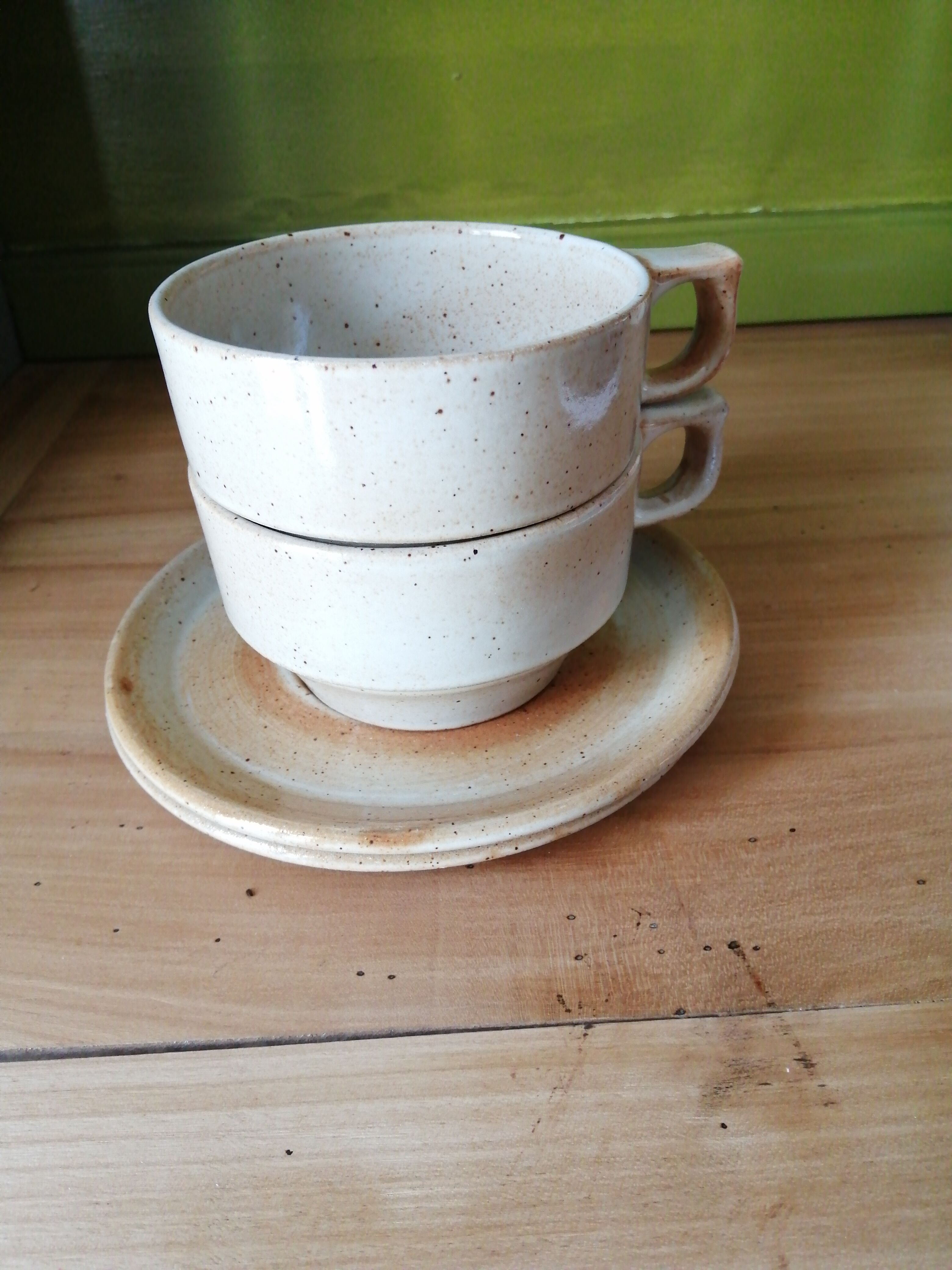 2 large sandstone cups from the Marais