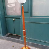 Street lamp, Art Deco, in light wood