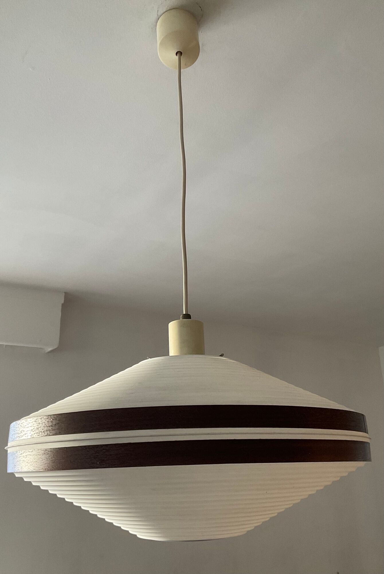 Origami Erco pendant lamp by Aloys Gangkofner 60s