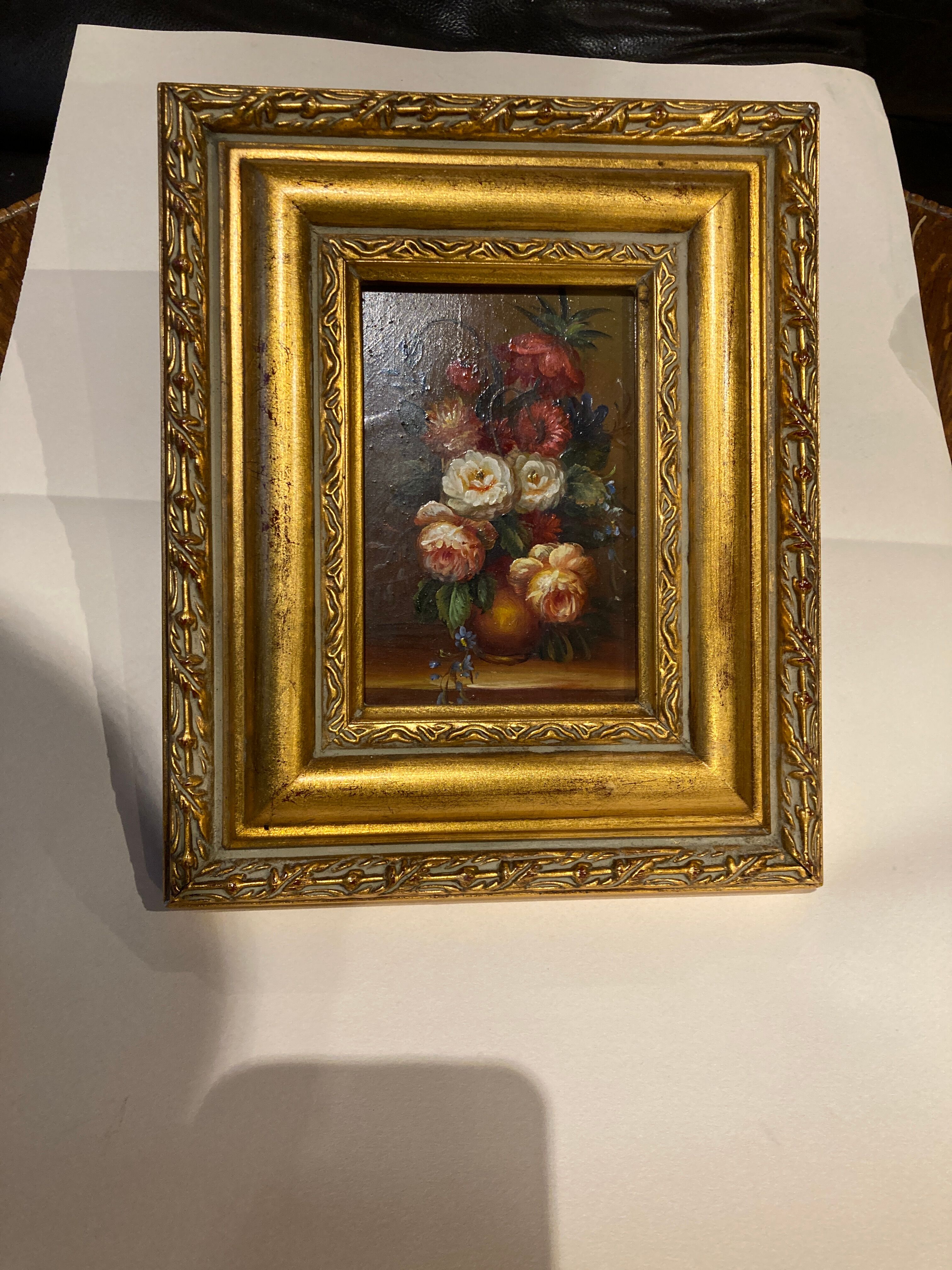 Small painting on panel