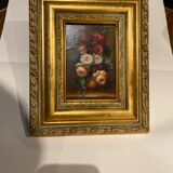 Small painting on panel