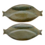 Vintage ceramic fish plates