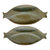 Vintage ceramic fish plates