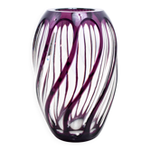 Bohemian crystal vase Johannes Oertel & co Haida