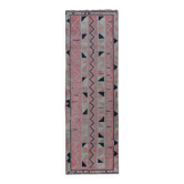 Vintage Turkish Oushak Rug Handwoven 95x300 cm