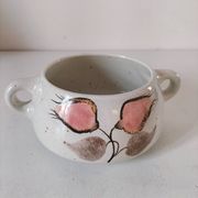 Vintage Salins soup bowl – Coppelia model – hand-decorated