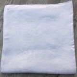 Old damask tablecloth 1m65 x 2m40 in white linen