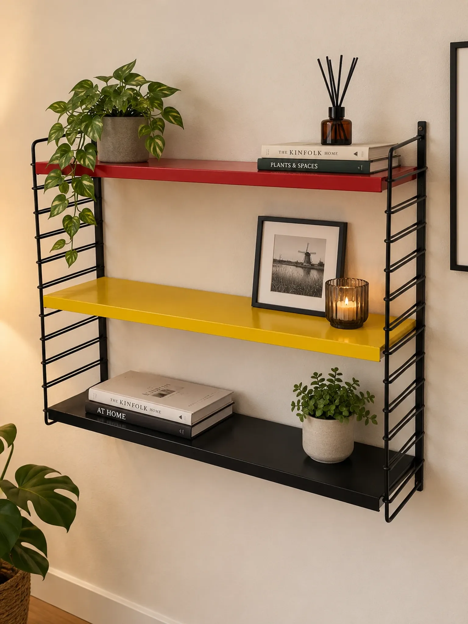 Vintage Wall Shelf Wall unit for Tomado Holland Pilasto Drenthea style