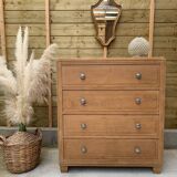 Commode chêne massif art déco