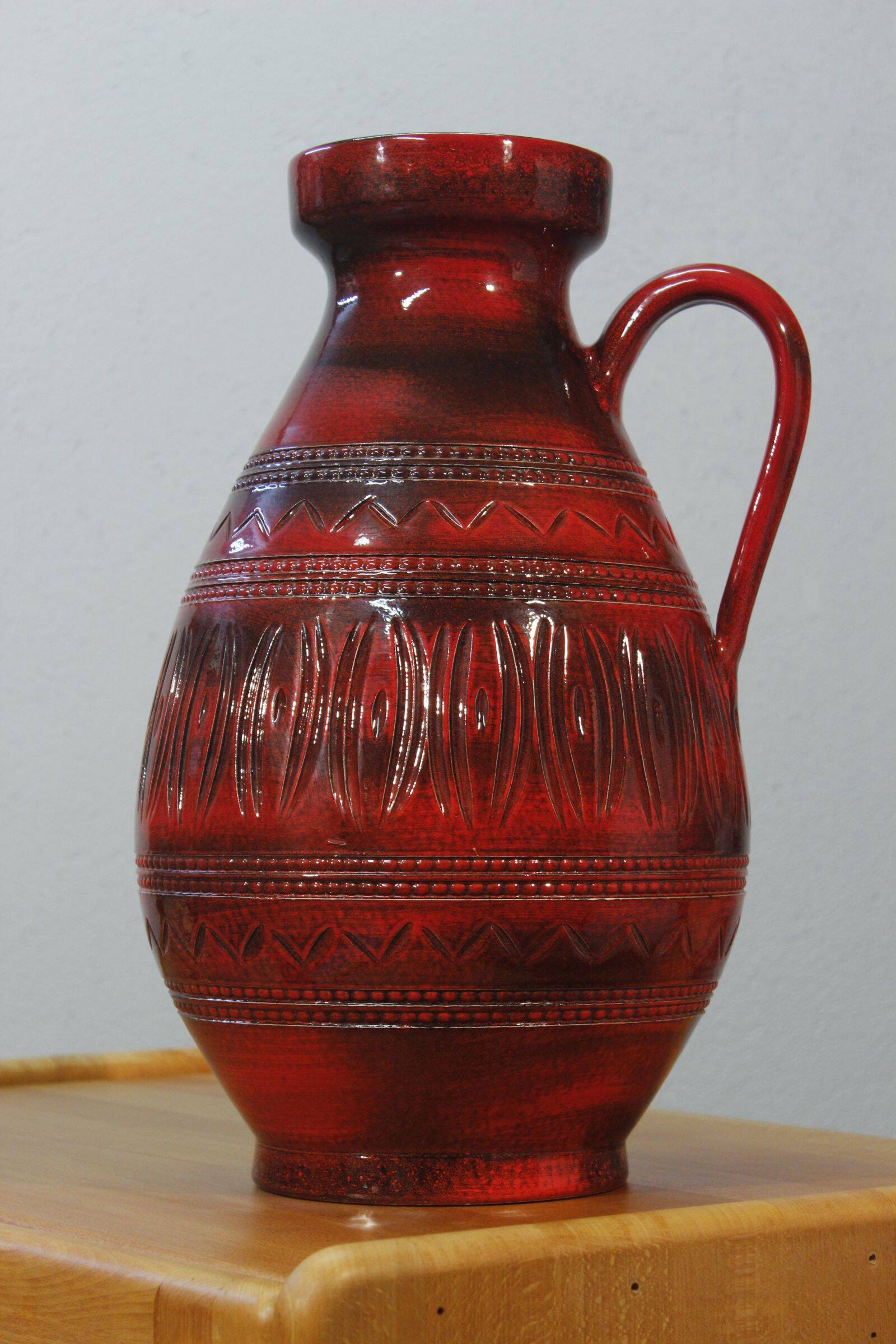 Large floor vase Ilkra Edel Keramik West Germany 1950s