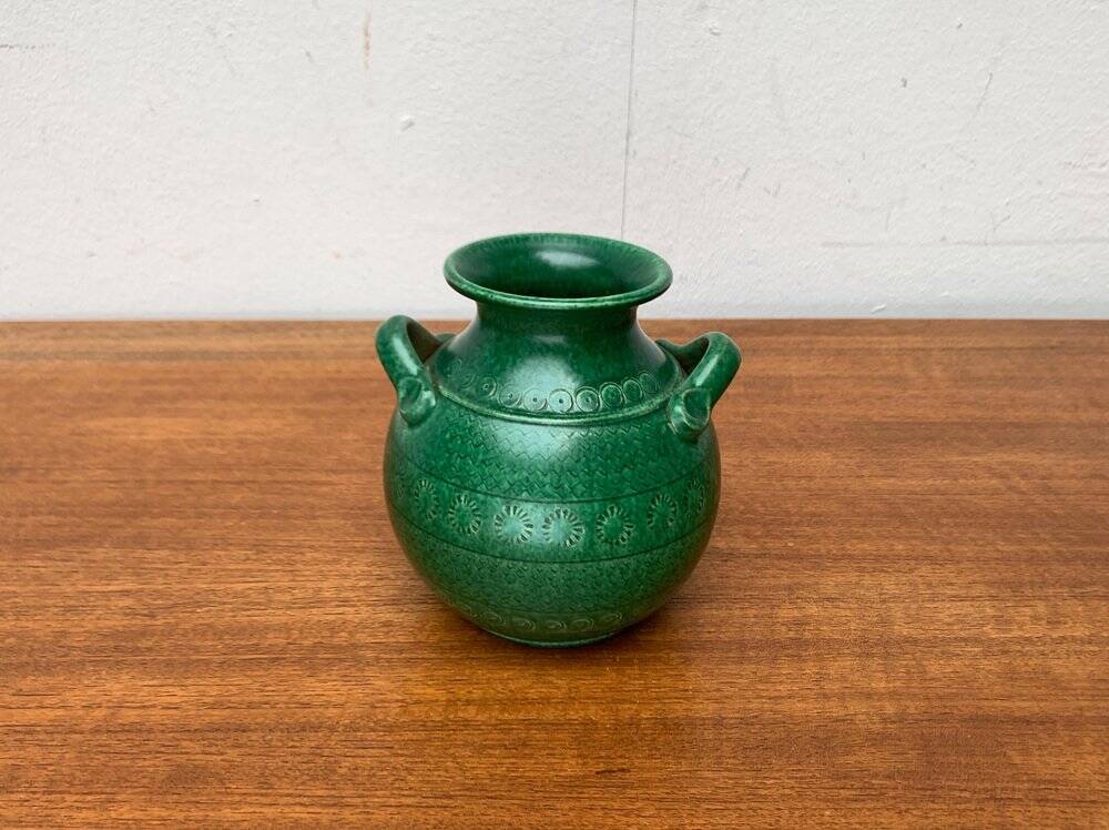 Mid-century German studio pottery vase by Wilhelm Kagel, Partenkirchen, 1960s.