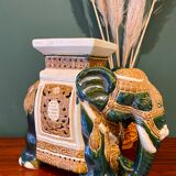 Vintage elephant plant holder