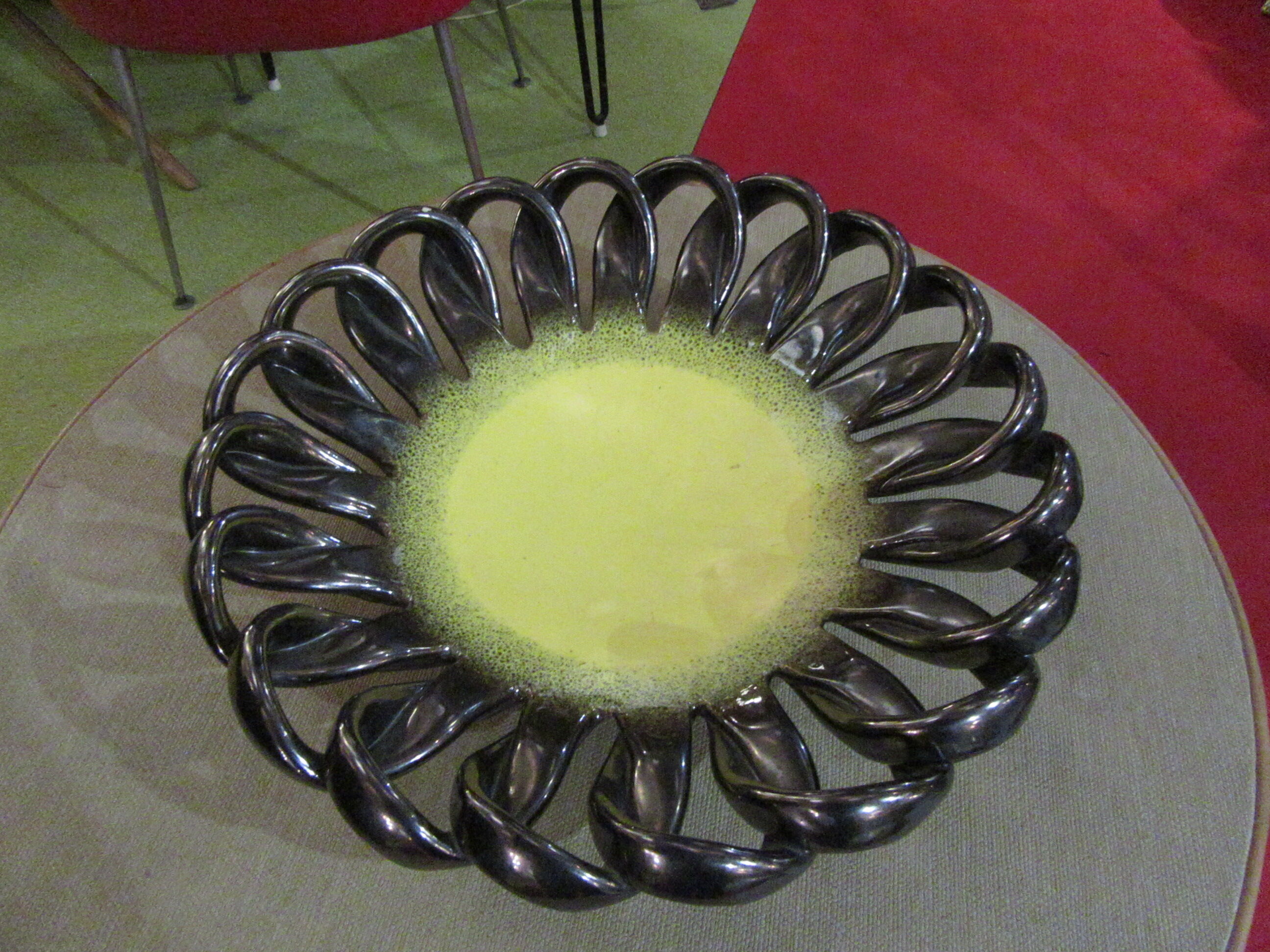 IDLAS Braided Cut Yellow and Black Ceramic