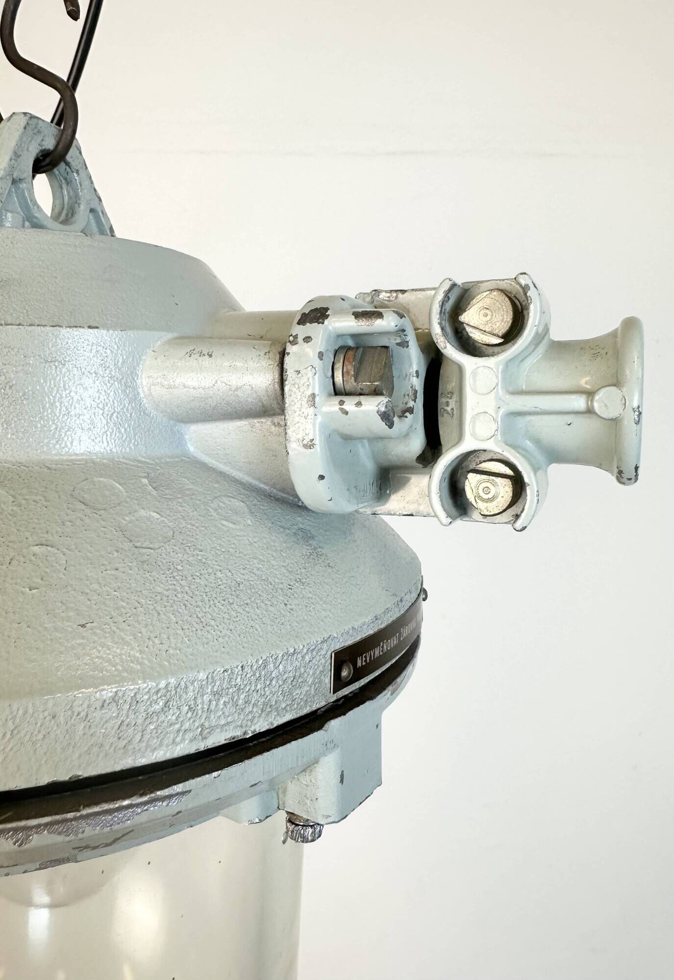 Grey Industrial Cast Aluminium Explosion Proof Light, 1970s