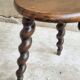 Vintage stool milking stool beech wood