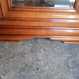 Louis Philippe cherry wood display case 180 cm