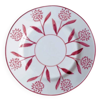 Hand painted ceramic dessert plate