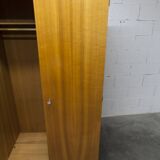 Armoire scandinave 3 portes en teck blond