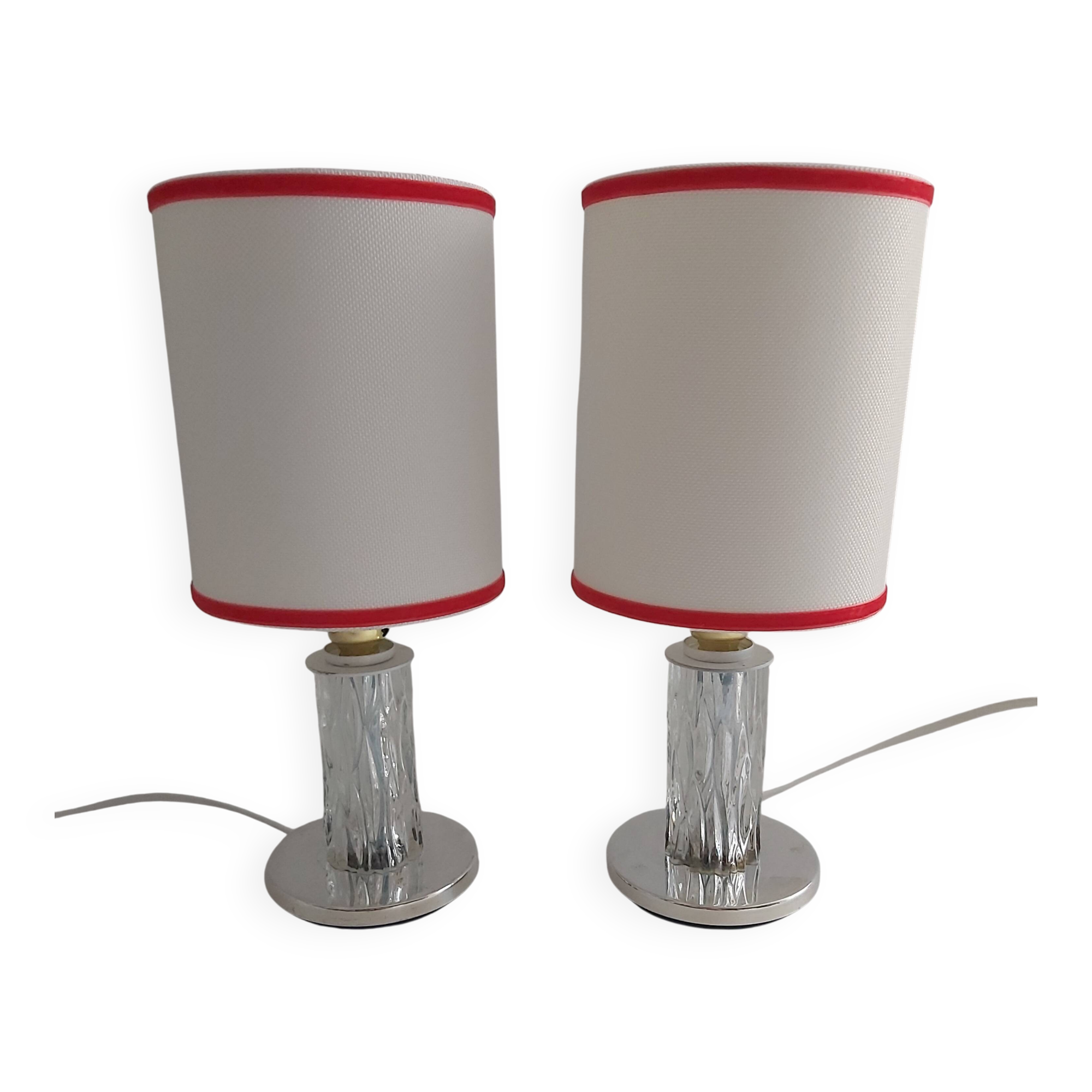 A pair of bedside lamps, Kaiser Leuchten