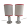 A pair of bedside lamps, Kaiser Leuchten
