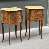 Pair of Louis XV style bedside tables