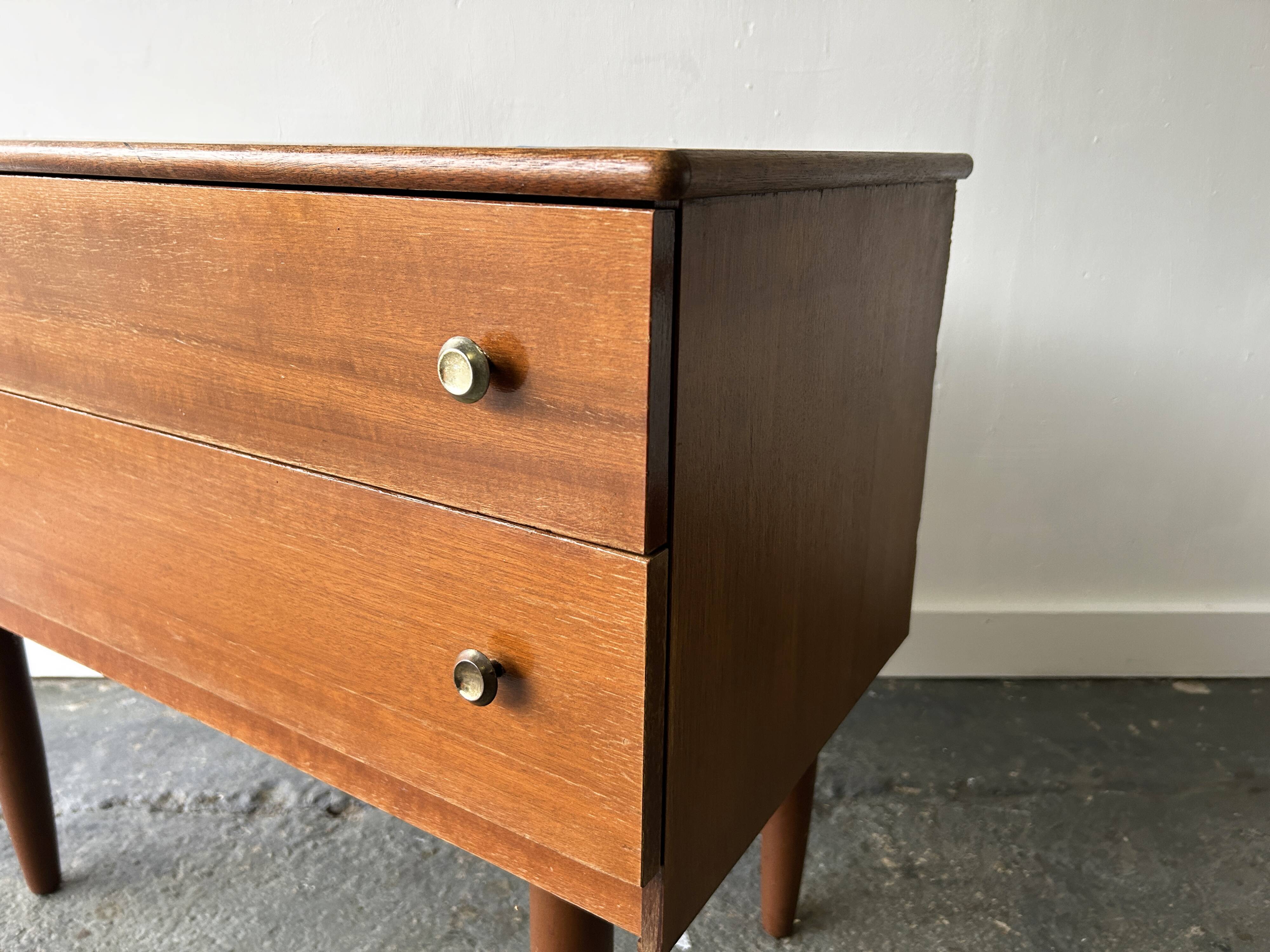 1960s Mid-Century vintage petite chest of drawers