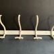 Fischel curved wood wall coat rack, Art Deco