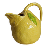 Lemon earthenware pitcher