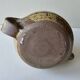 Ceramic stoneware teapot design with pyrite effects, unsigned.