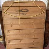 Antique fireplace mirror - wood and gilded stucco - 145 x 86