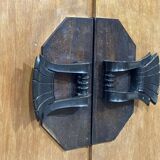 Armoire art déco des années 1950 en placage d'okoumé