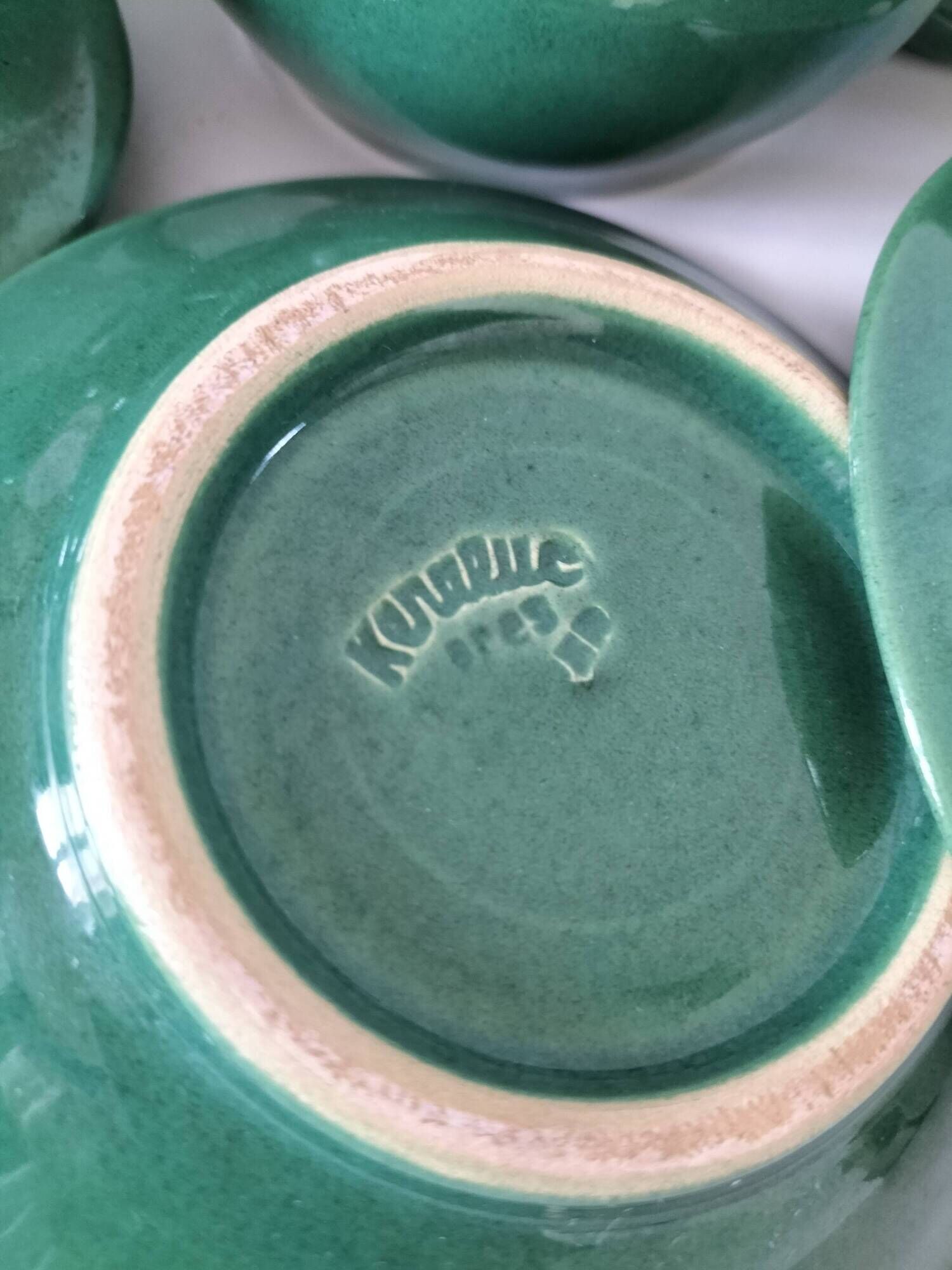 Teapot, 3 cups and sugar bowl KERALUC