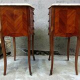 Pair of Louis XV style bedside tables