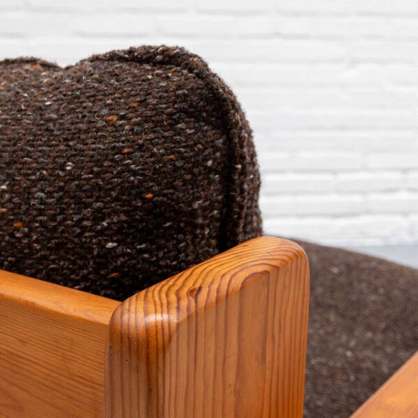 Fauteuil scandinave en pin