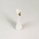 Minimalistyczny wazon porcelanowy, Sgrafo Modern, proj. Peter Muller, late 60.