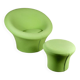 Mushroom armchair and ottoman, Pierre Paulin for Artifort, 1990
