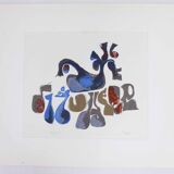 Lithograph by René Myhra 1960