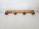 Vintage wooden wall coat rack in bamboo style (4 hooks) 50s 60s