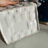 White ceramic basket