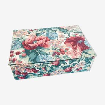 Flower fabric box