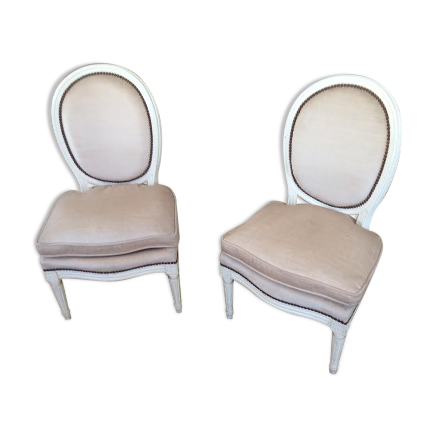 2 chaises de chambre