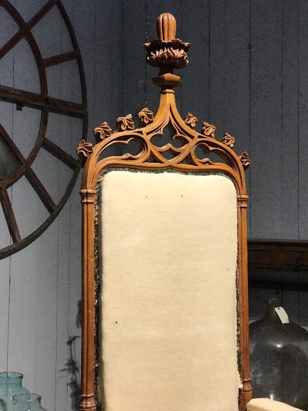Gothic throne of the 19th century