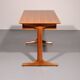 Walnut desk by the Italian architect Gianfranco Frattini for Bernini 1950.