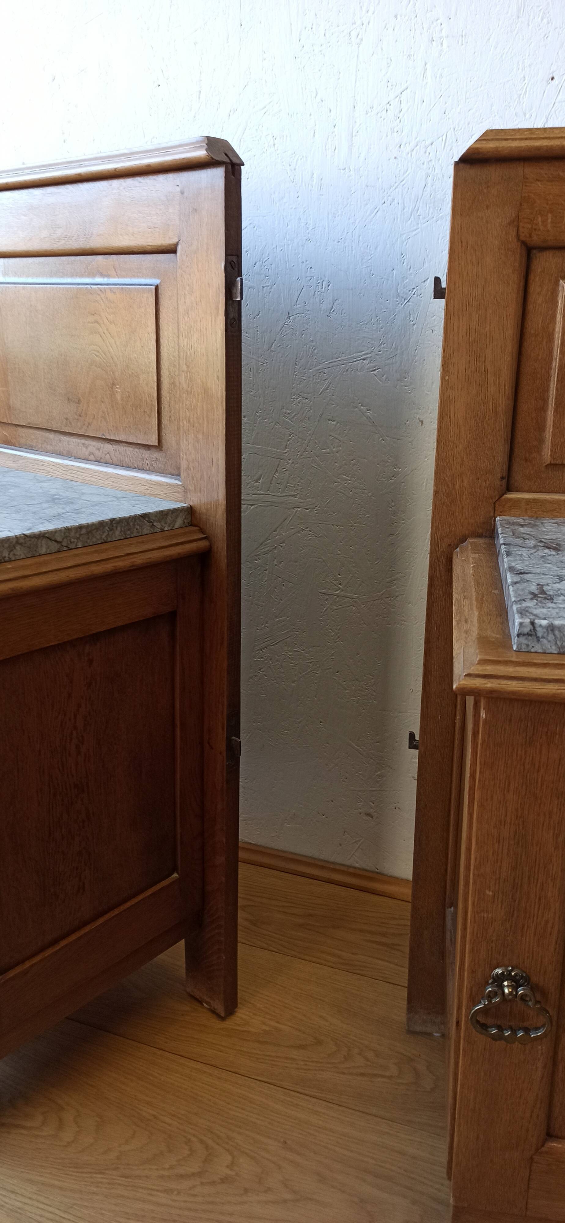 Pair of vintage bedside tables
