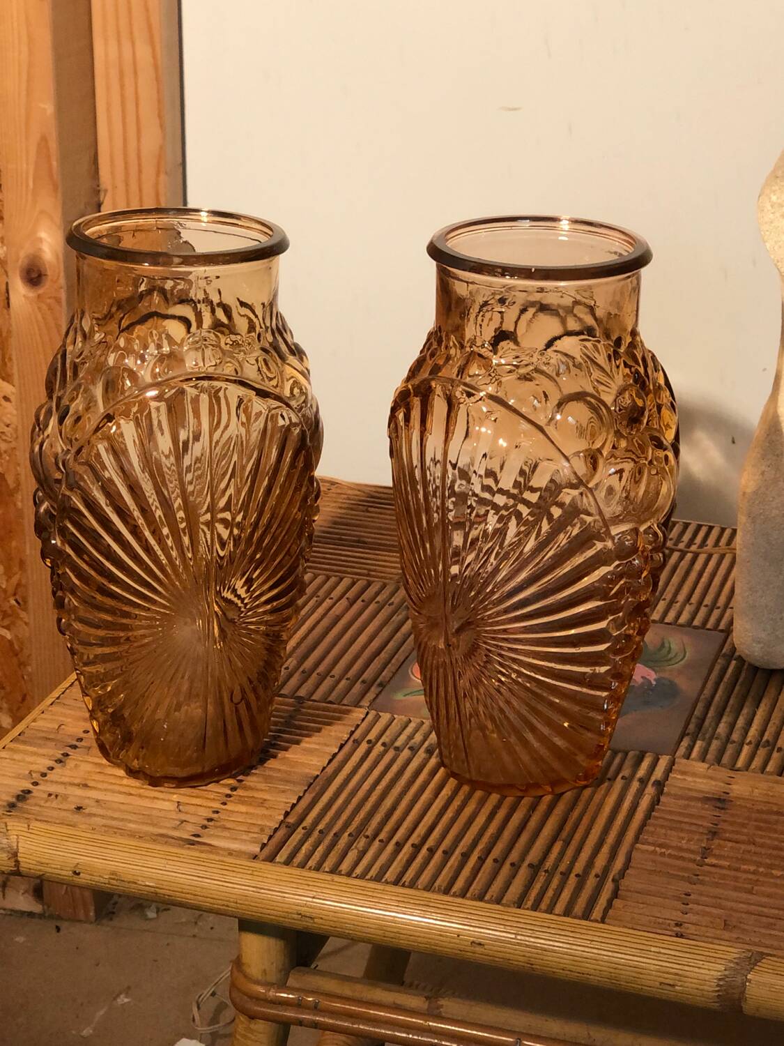 Pair of Art Deco vases